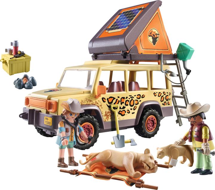 Actual product image Playmobil Wiltopia - With the off-road vehicle with the lions (71293, Playmobil Wiltopia)