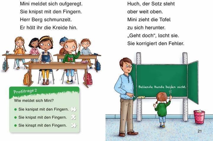 Produktbild Duden Leseprofi – Mini ganz gross, 1. Klasse (Deutsch, Usch Luhn, Angela Gstalter, 2021)
