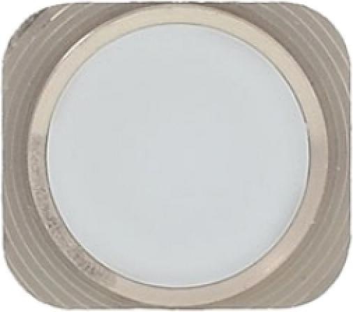 Produktbild Foxconn iPhone 5 Home Button Knopf im iPhone 5S Look weiss silber (iPhone 5)