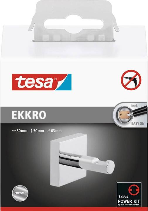 Produktbild tesa EKKRO Mantelhaken inkl. Klebelösung ohne Bohren