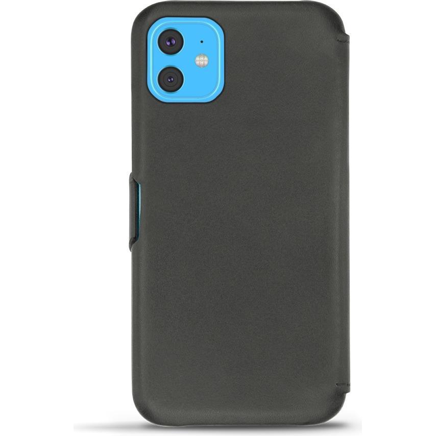 Thumbnail - Noreve Lederschutzhülle horizontal (Apple iPhone 11), Smartphone Hülle, Rot
