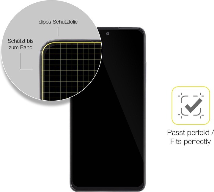 Actual product image Dipos 3D Full Cover Screen Protector (1 Piece, Xiaomi Poco X4 Pro 5G)