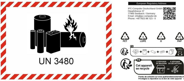Produktbild IPC M64304-421 (3 Zellen, 4150 mAh)