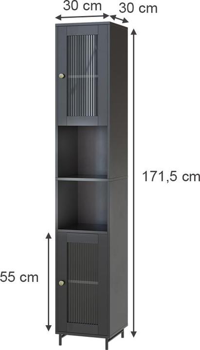 Actual product image Vicco Malte (30 x 30 x 171.50 cm)