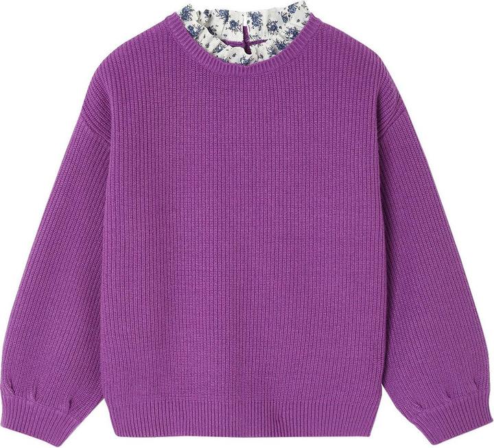 Immagine prodotto Vertbaudet Maglia da bambina con collo a balze, Capsule Collection MAMA, TOCHTER & BABY (128)