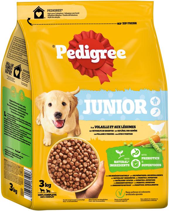 Immagine prodotto Pedigree Junior Poultry&Gem. (Junior, 3 pz., 3000 g)