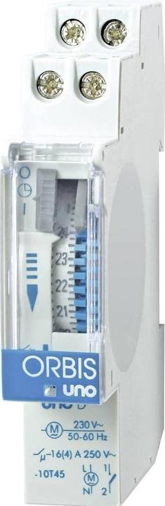 Immagine prodotto Orbis Timer su guida DIN Timer analogico di distribuzione UNO D 230 V