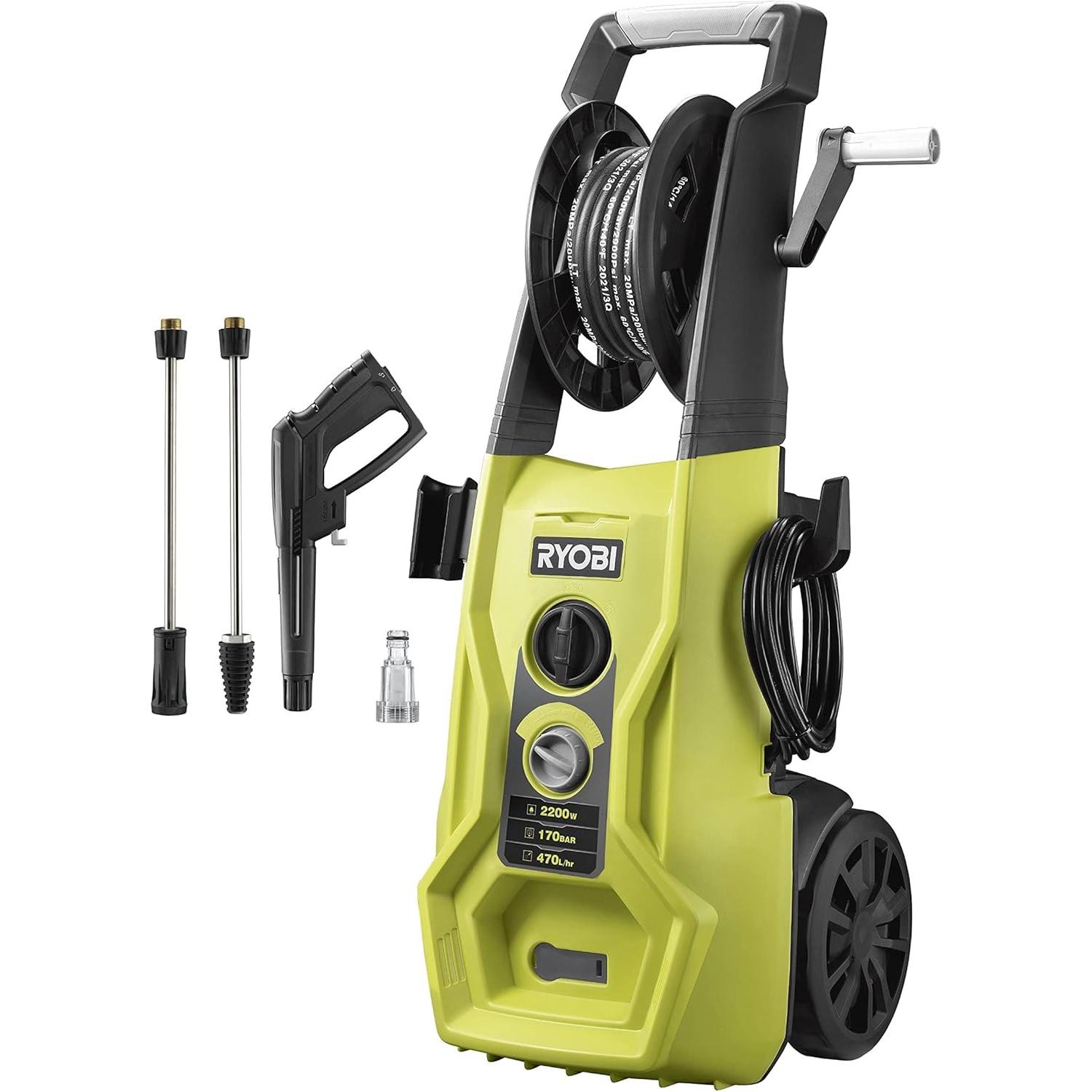 Ryobi, Pulitore ad alta pressione, Pressure Washer 170 BAR (Corrente elettrica)