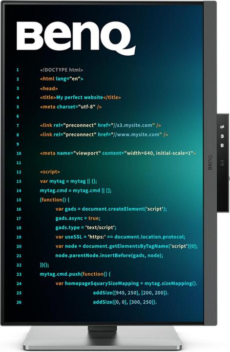 Actual product image BenQ RD240Q (2560 x 1600 pixels, 24.10")