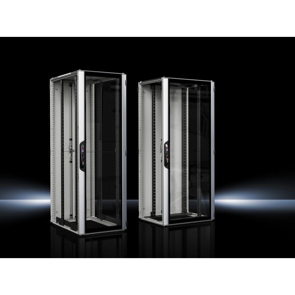 Rittal 24U 15000 N, VX IT (24 HE, 19 Zoll Rack), Serverschrank, Schwarz, Grau