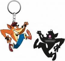 Actual product image Rubber Road Pocket Pop! Keychain Crash Bandicoot