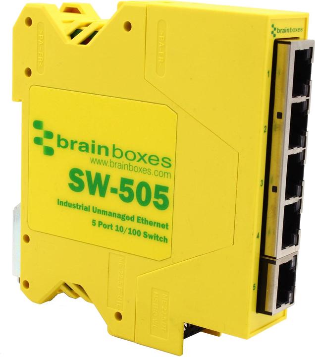 Produktbild Brainboxes Ethernet Switch 5 ports (5 Ports)