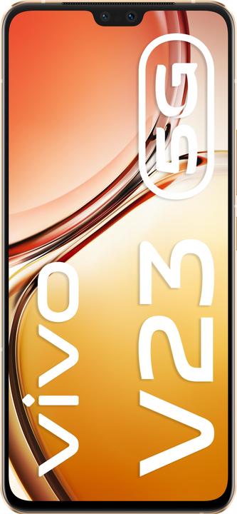 Produktbild Vivo V23 5G (256 GB, Sunshine Gold, 6.40", Dual SIM, 5G)