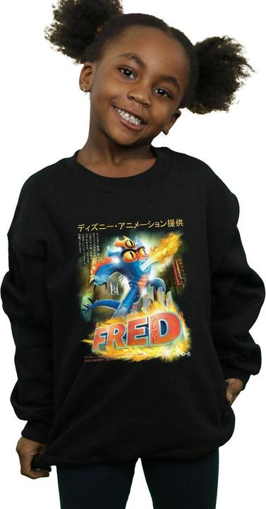 Produktbild Disney Big Hero 6 Fred Anime Poster Sweatshirt Mädchen (128)
