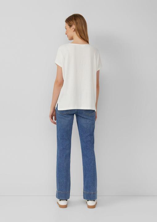 Produktbild S.Oliver T-Shirt Strukturiertes T-Shirt im Relaxed Fit (44)