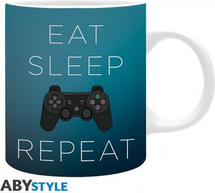 Immagine prodotto Universal Textiles PLAYSTATION - Tazza - 320 ml - Eat Sleep Repeat - subli - scatola x2 (320 ml, 2 x)