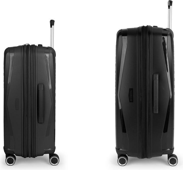 Immagine prodotto Gabol Set di valigie Queens a 4 ruote 2 pezzi con piega ad espansione (181 l)