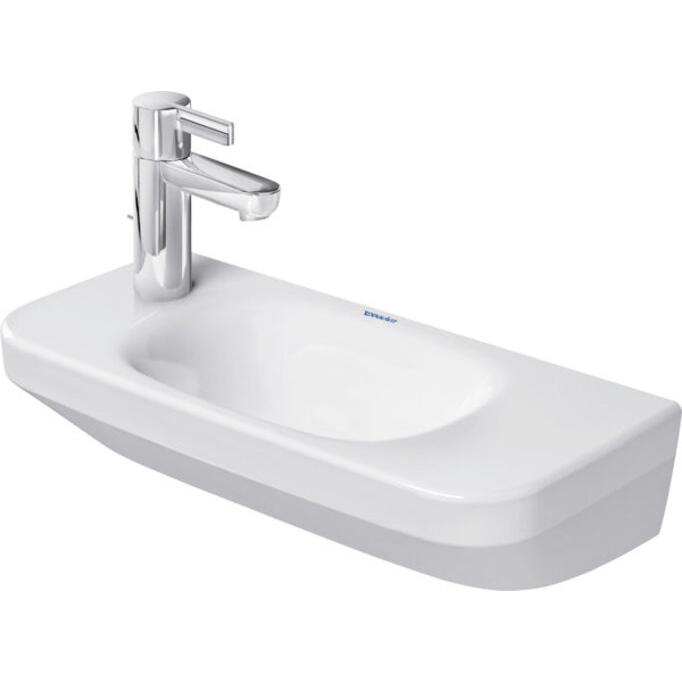 Duravit, Waschbecken, Handwaschbecken DURASTYLE o ÜL m HLB 500x220mm 1 HL rechts weiss WG (220 mm, 500 mm)