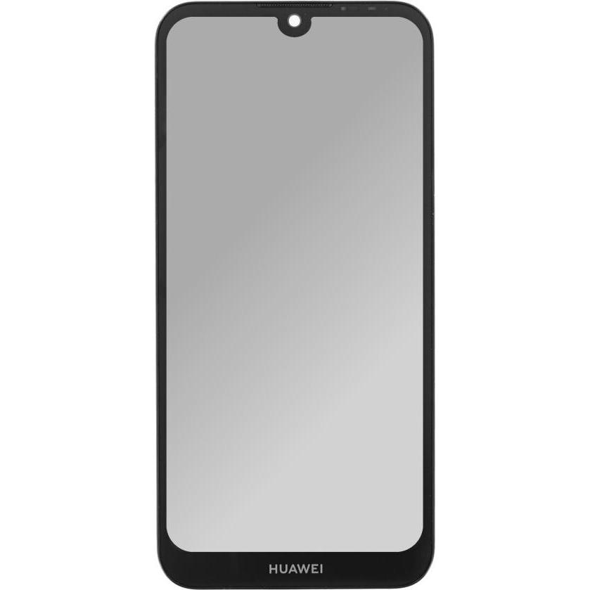 OEM Display-Einheit + Rahmen für Huawei Y5 (2019) schwarz (Display, Huawei Y5 (2019)), Mobilgerät Ersatzteile, Schwarz