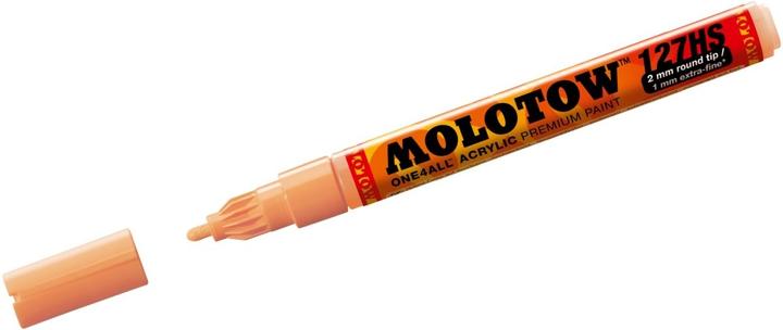 Actual product image Molotow Permanent marker One4All 127 HS refillable 2mm peach pastel (Peach pastel, 2 mm, 1 x)