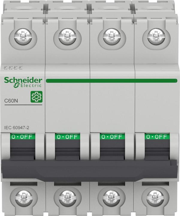 Produktbild Schneider Electric M9F11463 M9 C60N 4P 63A C IEC60947-2 LS-Schalter
