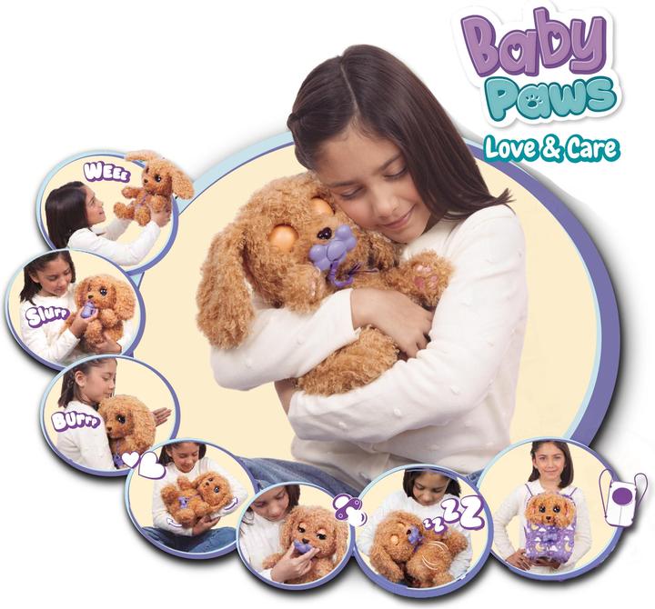 Actual product image IMC Toys Baby Paws Interactive Labradoodle (30.40 cm)