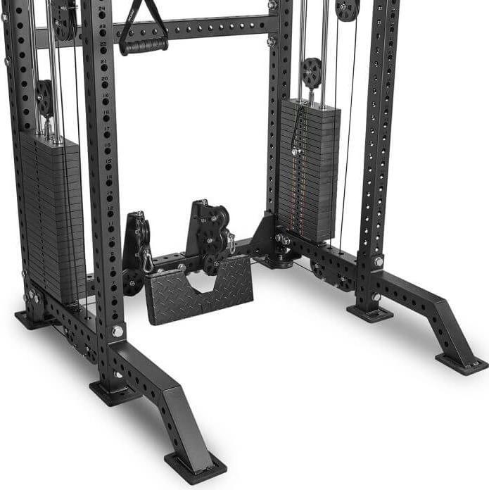Actual product image ATX Multi Pull Half Rack with 2 x 110 kg plug-in weights