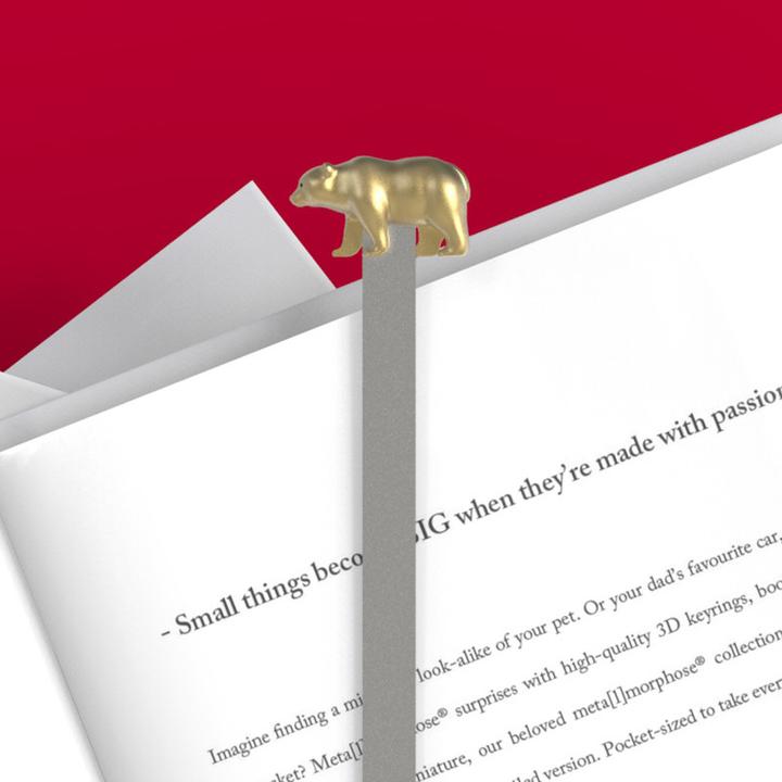 Actual product image Metalmorphose Bookmark Bear