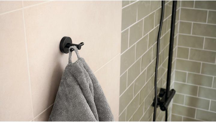 Actual product image tesa MOON BLACK Mantelhaken inkl. Klebelösung ohne Bohren