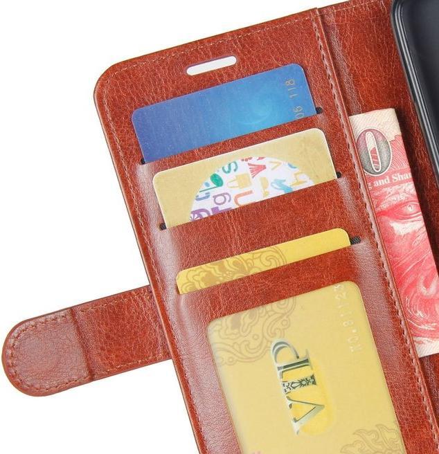 Actual product image MU Classic Crazy Horse Leather Cover (Huawei Y6 Pro (2017))