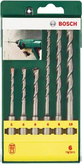 Produktbild Bosch Zubehör Hammerbohrer-Set SDS plus, 6-teilig (5 mm, 6 mm, 8 mm, 10 mm)