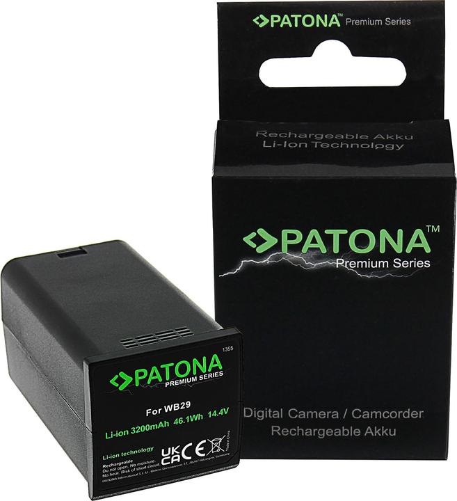 Patona Premium Akku Godox WB29 (Kamera Akku)