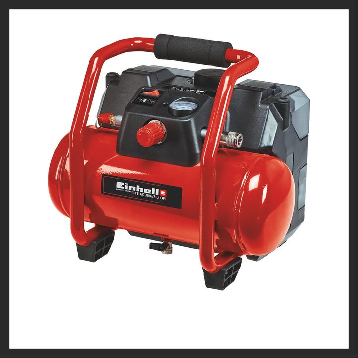 Productafbeelding Einhell TE-AC 36/6/8 Li OF Set (8 bar, 6 l)