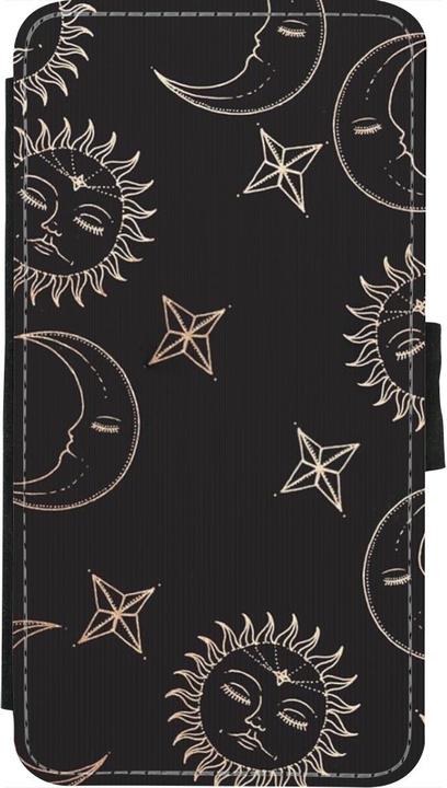 Image du produit PhoneLook Coque Wallet noir Suns and Moons (Apple iPhone X)