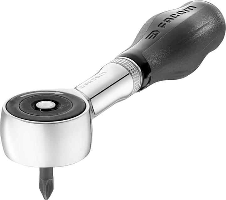 Actual product image Facom Ratchet For 1/4" Bits Rotator Handle (1/4")