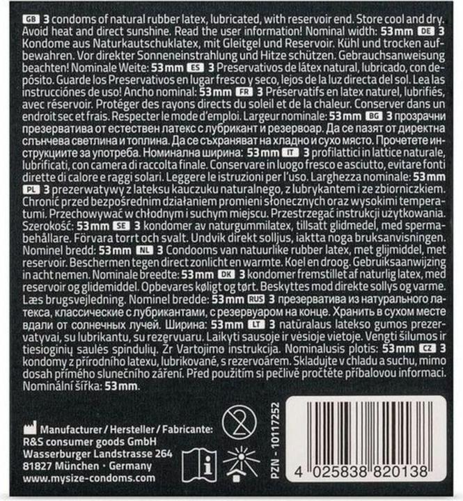 Actual product image My.Size No. 53 (3 pcs.)