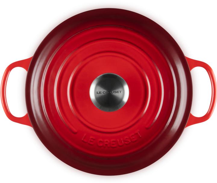 Produktbild Le Creuset Signature (24 cm, Bräter + Schmortopf, Gusseisen, Emaille)