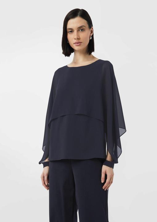 Produktbild Comma Bluse Bluse aus Chiffon mit raffiniertem Layering (34)