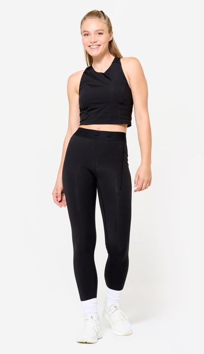 Produktbild Domyos Crop Top Damen enganliegend - schwarz (XS)