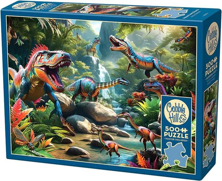 Actual product image Cobble Hill Puzzle 500 pieces Prehistoric Beasts (500 pieces)