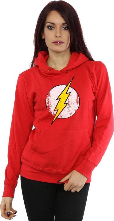 Immagine prodotto Flash Distressed Logo Felpa con Cappuccio Donna (M)