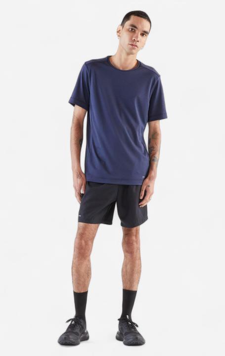 Produktbild Decathlon Laufshirt kurzarm Herren atmungsaktiv - Run 100 Dry dunkelblau (S)