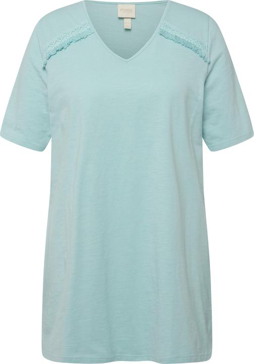 Produktbild Ulla Popken T-Shirt, A-Line, V-Ausschnitt, Halbarm (50, 52)