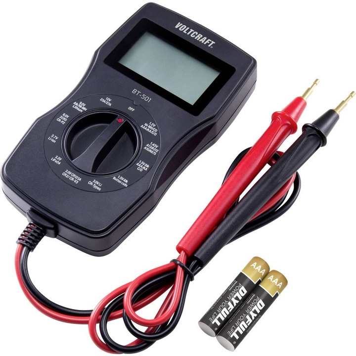 Actual product image Voltcraft Universal battery tester