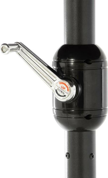 Actual product image VCM Doppelsonnenschirm XXL Sonnenschirm Anthrazit 4,50m m. Kurbel Polyester 180g/m² (2.65 m)