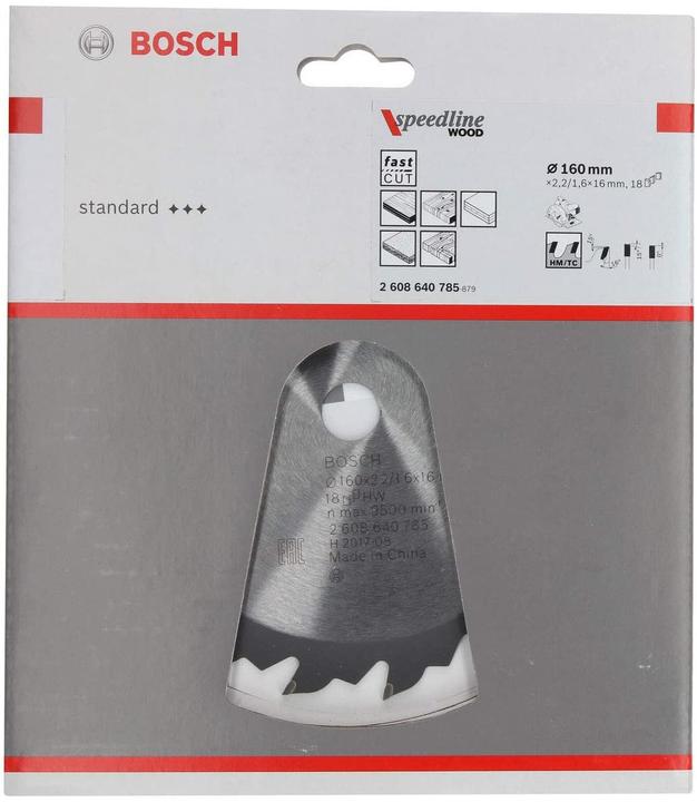 Produktbild Bosch Professional Zubehör PRO Wood Kreissägeblatt, 160 x 2.2 x 16 mm