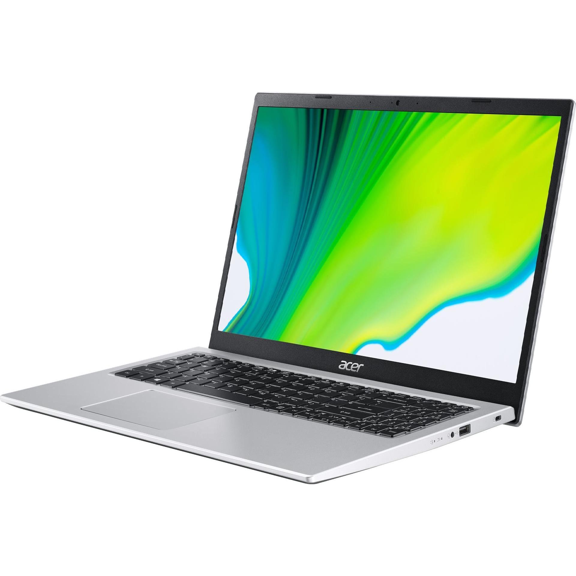 Acer Aspire 3 15,6 Zoll A315-35-C4H7 (15.60", 512 GB, 8 GB, DE, Intel Celeron N5100), Notebook, Silb