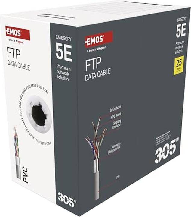 Actual product image Emos Data cable FTP 5E, 305m (CAT5e, 305 m)