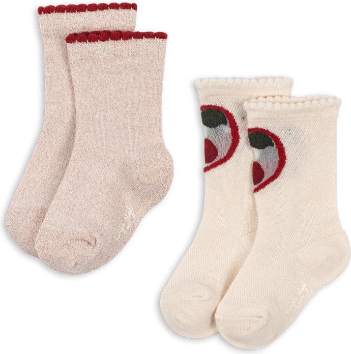 Produktbild Konges Slojd 2 Pack Socken Cherry (2er Pack, 25 - 28)