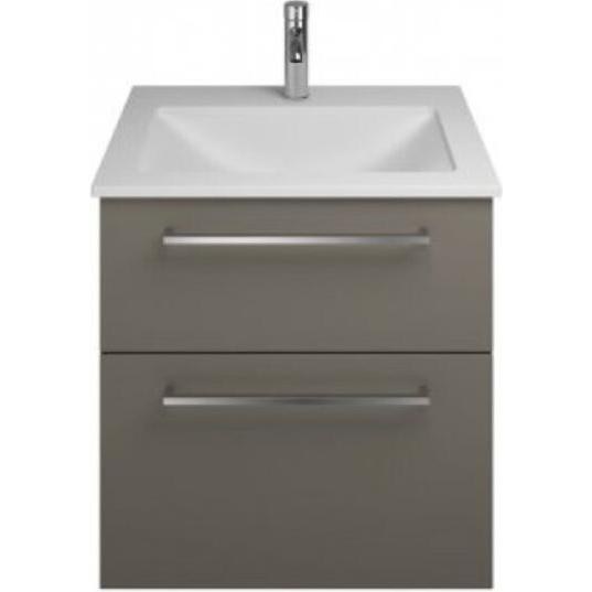 Thumbnail - burgbad, Badmöbelset, Eqio Mineralguss-Waschtisch inklusive Waschtischunterschrank, Breite 620 mm